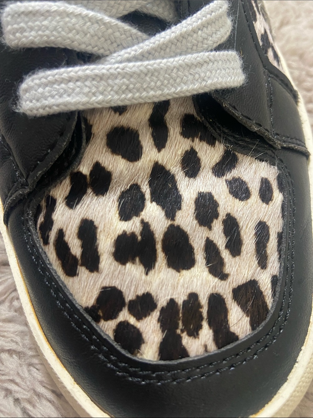 Vintage Havana Black & Leopard Low-Top Sneakers - Picture 11 of 11